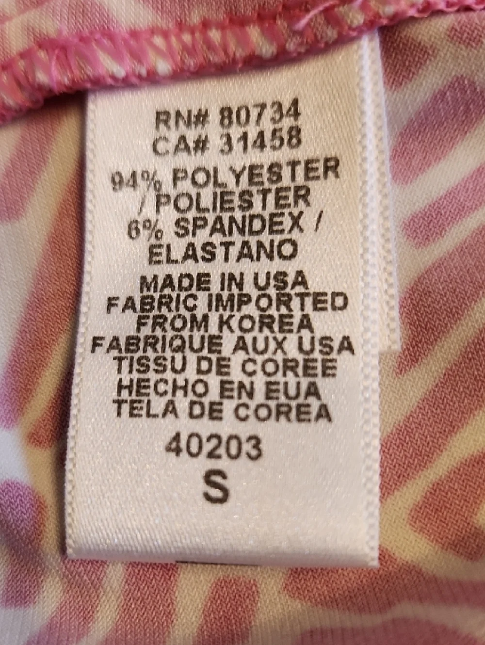 BCBGMaxAzria Pink and White V-Neck Midi Dress - Picture 8 of 12